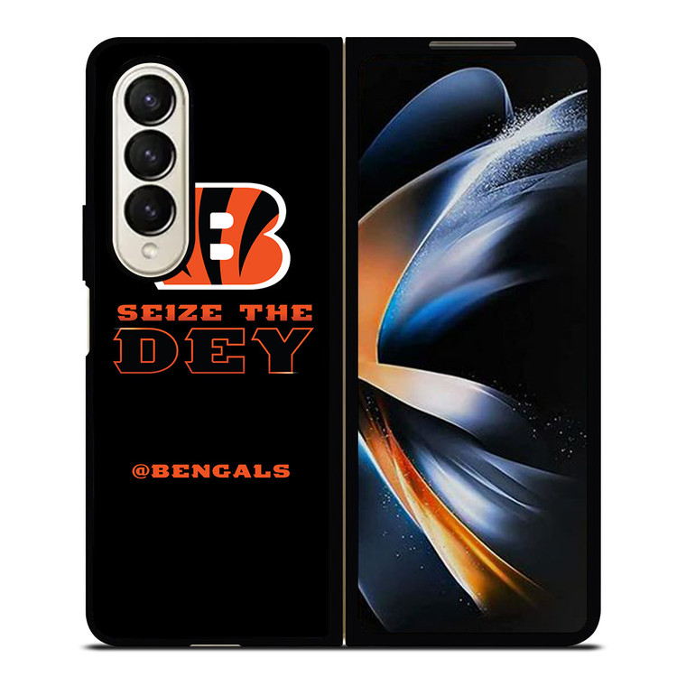 CINCINNATI BENGALS LOGO Samsung Galaxy Z Fold 4 Case Cover