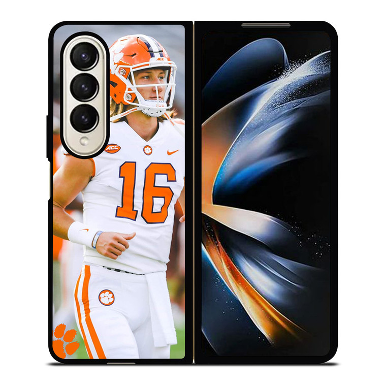 CLEMSON FOOTBALL TREVOR LAWRENCE Samsung Galaxy Z Fold 4 Case Cover