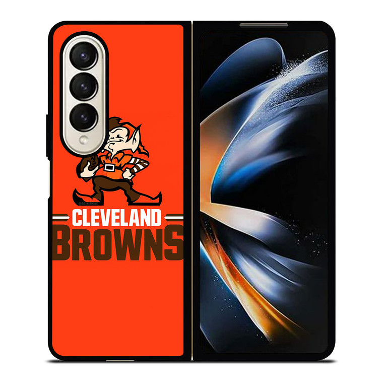 CLEVELAND BROWNS ICON Samsung Galaxy Z Fold 4 Case Cover