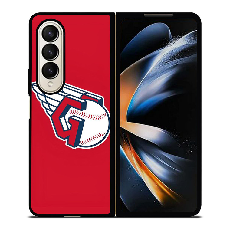 CLEVELAND GUARDIANS BASEBALL TEAM LOGO Samsung Galaxy Z Fold 4 Case Cover CLEVELAND GUARDIANS BASEBALL TEAM LOGO Samsung Galaxy Z Fold 4 Case Cover