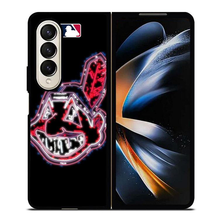CLEVELAND INDIANS LOGO MLB Samsung Galaxy Z Fold 4 Case Cover