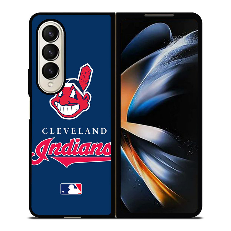 CLEVELAND INDIANS MLB TEAM Samsung Galaxy Z Fold 4 Case Cover