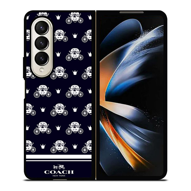 COACH NEW YORK CART Samsung Galaxy Z Fold 4 Case Cover