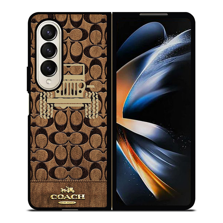COACH NEW YORK JEEP 2 Samsung Galaxy Z Fold 4 Case Cover