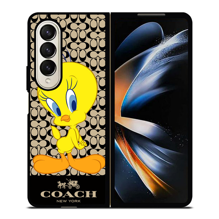COACH NEW YORK TWEETY BIRD Samsung Galaxy Z Fold 4 Case Cover