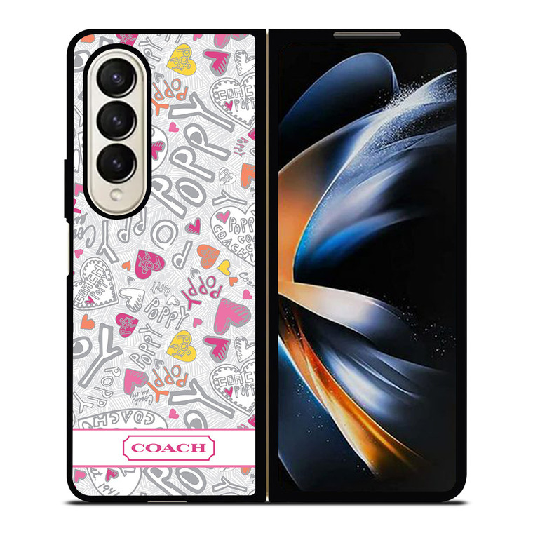 COACH POPPY COLOR Samsung Galaxy Z Fold 4 Case Cover