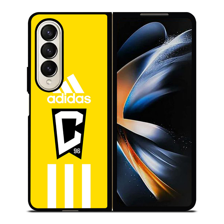 COLUMBUS CREW ADIDAS STRIPES Samsung Galaxy Z Fold 4 Case Cover COLUMBUS CREW ADIDAS STRIPES Samsung Galaxy Z Fold 4 Case Cover