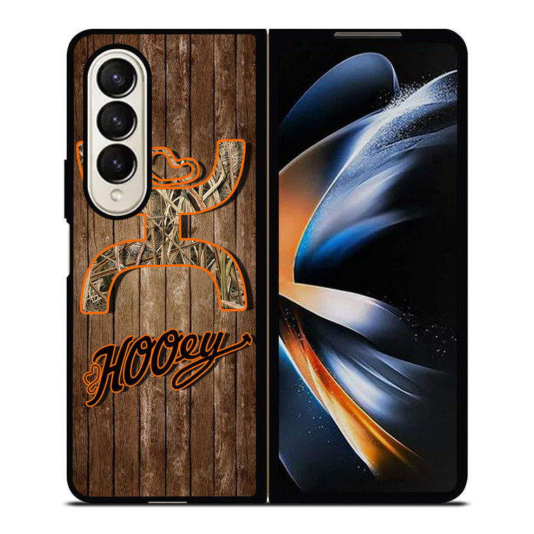 COMO HOOEY WOODEN LOGO Samsung Galaxy Z Fold 4 Case Cover
