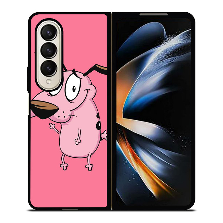 COURAGE THE COWARDLY DOG CARTOON Samsung Galaxy Z Fold 4 Case Cover