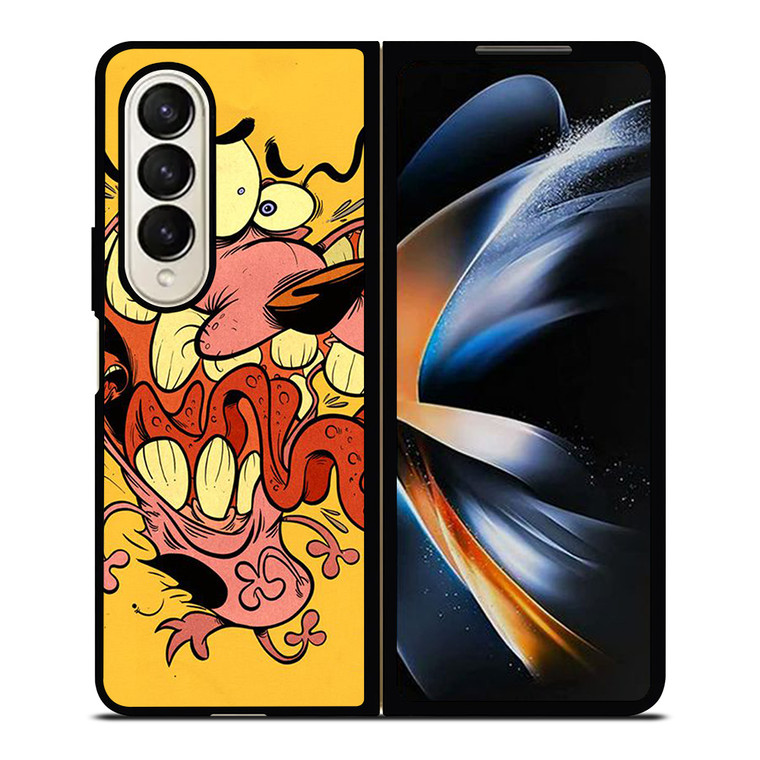 COURAGE THE COWARDY DOG CARTOON Samsung Galaxy Z Fold 4 Case Cover