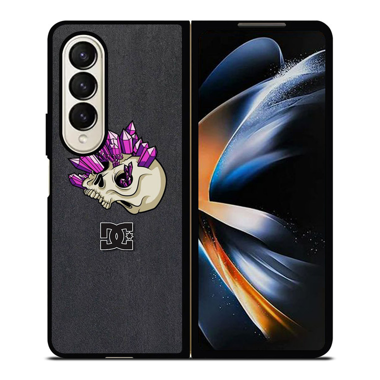 DC SHOES LOGO EMERALD SKULL Samsung Galaxy Z Fold 4 Case Cover