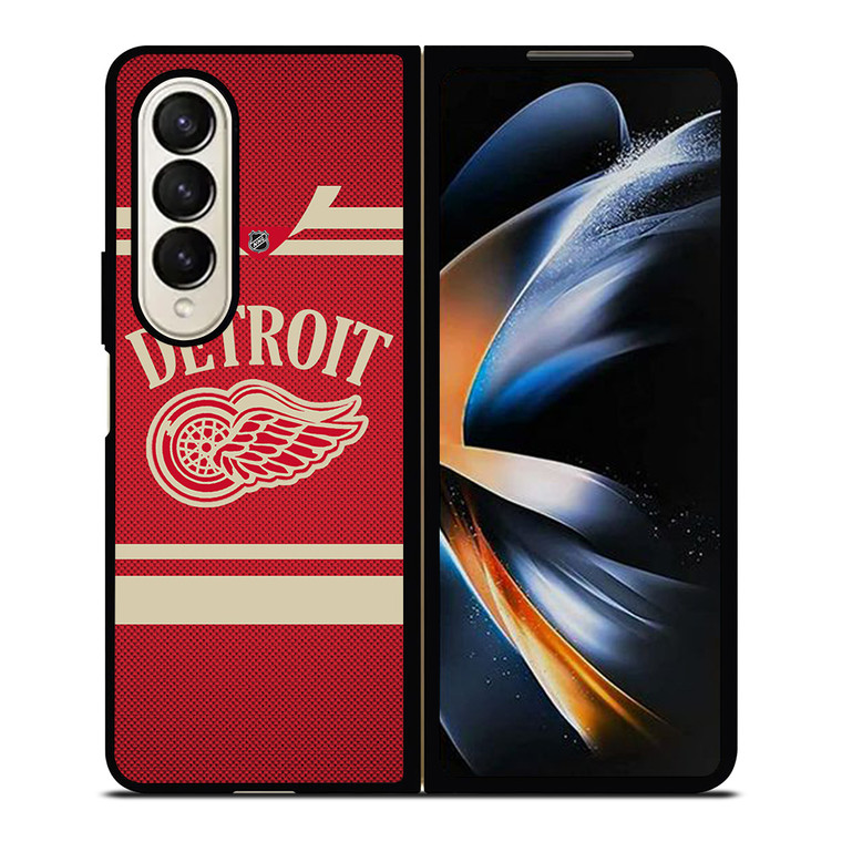 DETROIT RED WINGS NHL JERSEY Samsung Galaxy Z Fold 4 Case Cover