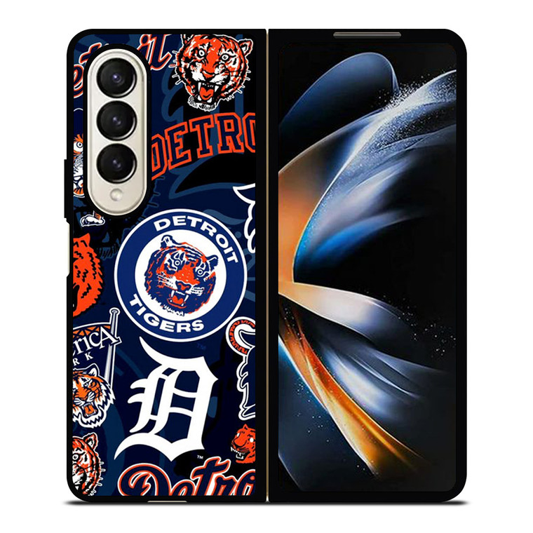 DETROIT TIGERS BASEBALL COLLAGE Samsung Galaxy Z Fold 4 Case Cover DETROIT TIGERS BASEBALL COLLAGE Samsung Galaxy Z Fold 4 Case Cover