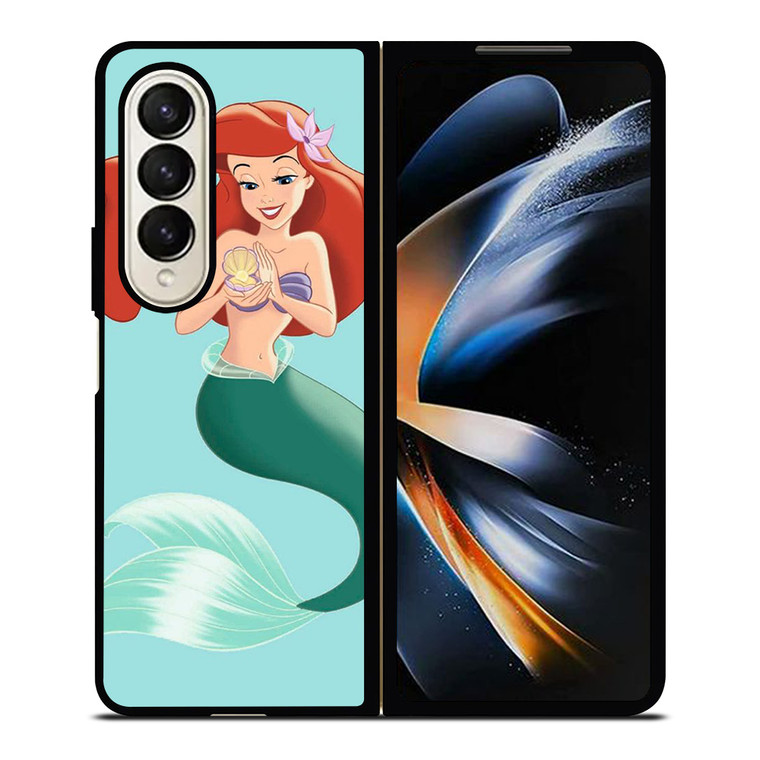 DISNEY ARIEL THE LITTLE MERMAID CLASSIC CARTOON Samsung Galaxy Z Fold 4 Case Cover
