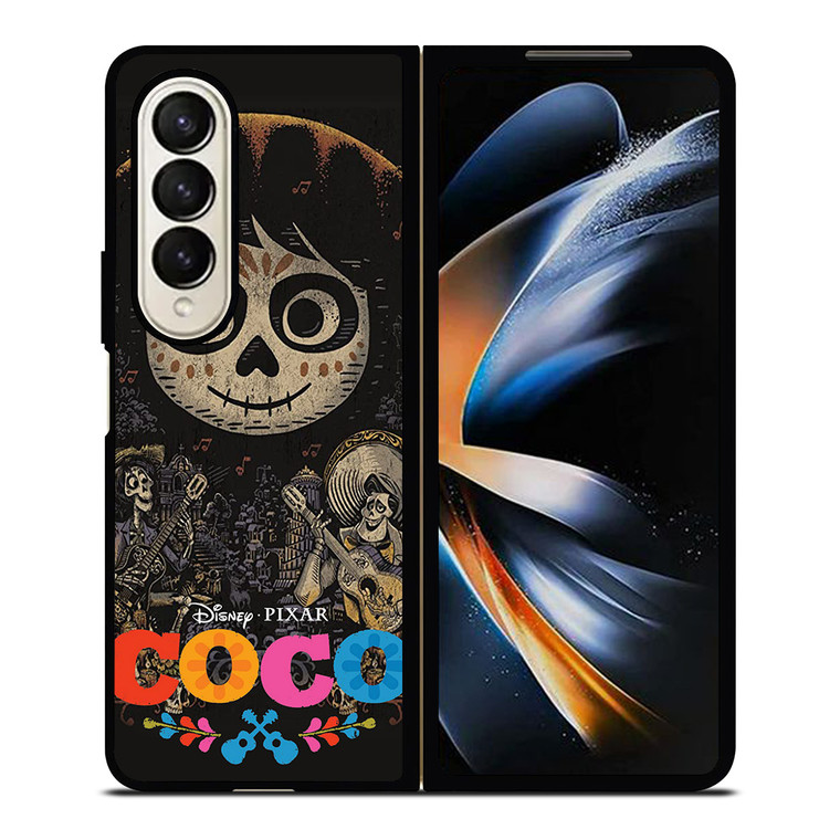 DISNEY COCO FACE ART Samsung Galaxy Z Fold 4 Case Cover