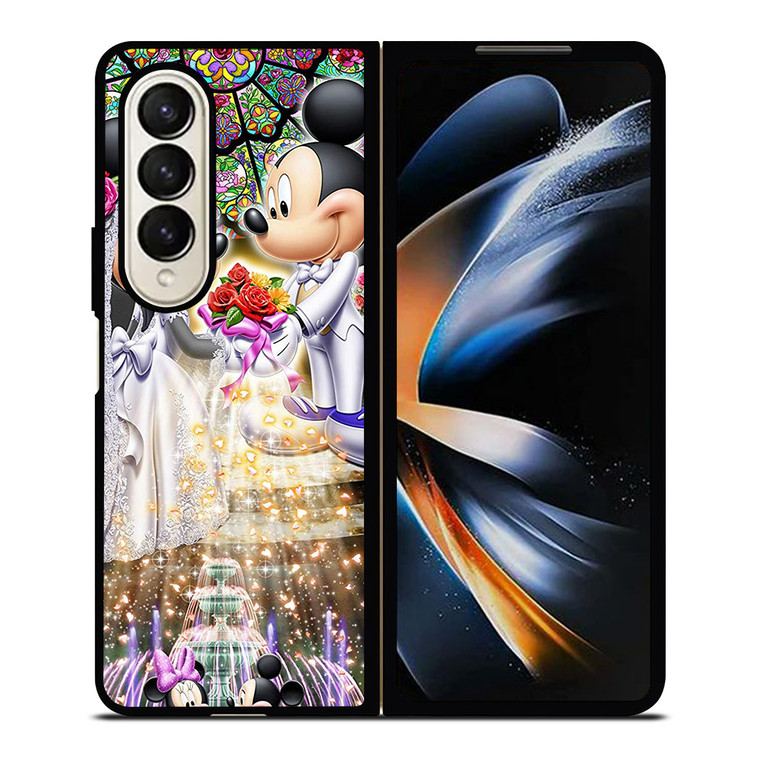 DISNEY MICKEY AND MINI MOUSE Wedding Samsung Galaxy Z Fold 4 Case Cover