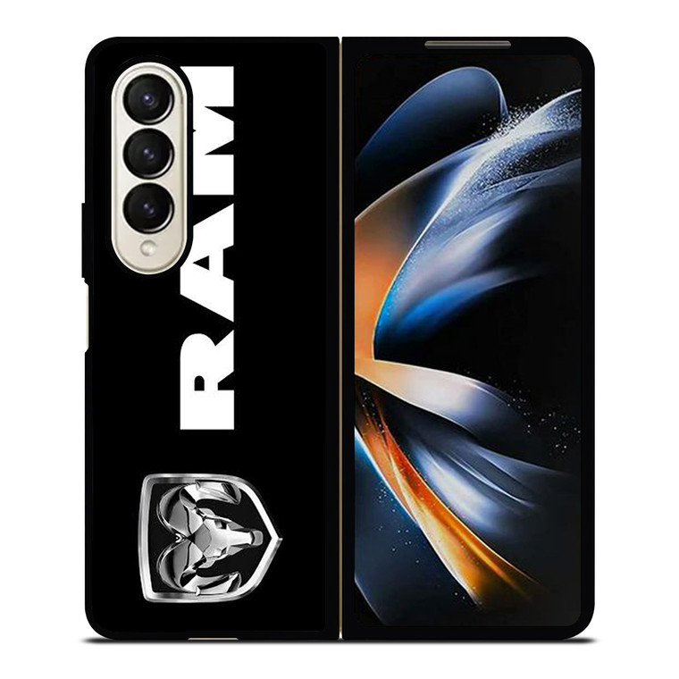 DODGE RAM BACK LOGO Samsung Galaxy Z Fold 4 Case Cover DODGE RAM BACK LOGO Samsung Galaxy Z Fold 4 Case Cover