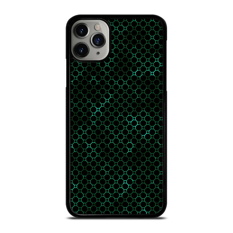 STYLISH HEXAGONAL GREEN PATTERN iPhone 11 Pro Max Case Cover