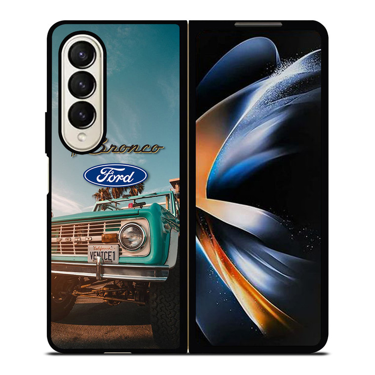 FORD BRONCO RETRO CAR LOGO Samsung Galaxy Z Fold 4 Case Cover