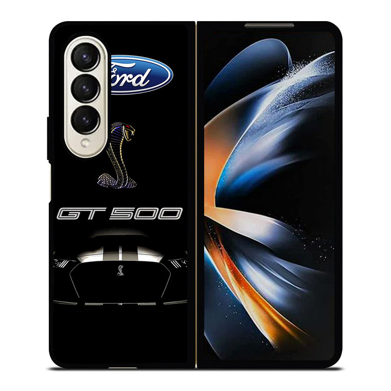 FORD MUSTANG GT BLACK Samsung Galaxy Z Fold 4 Case Cover