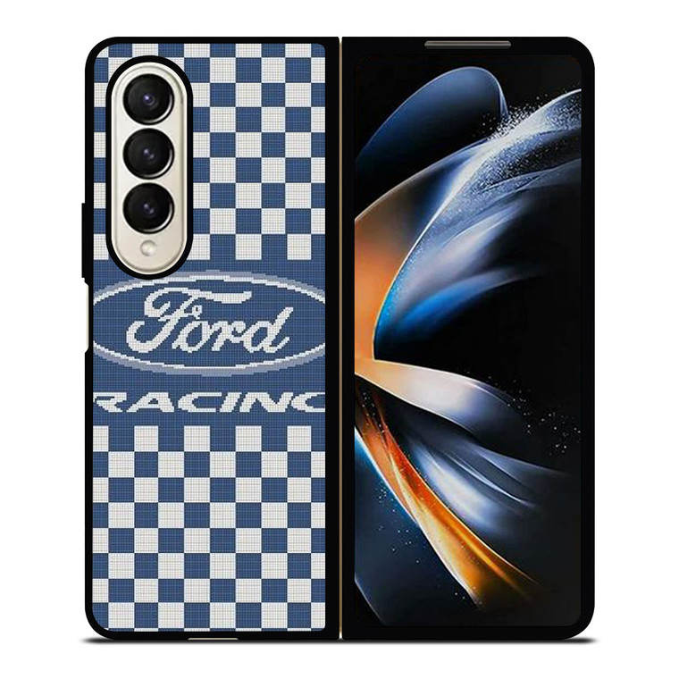 FORD RACING PATTERN Samsung Galaxy Z Fold 4 Case Cover