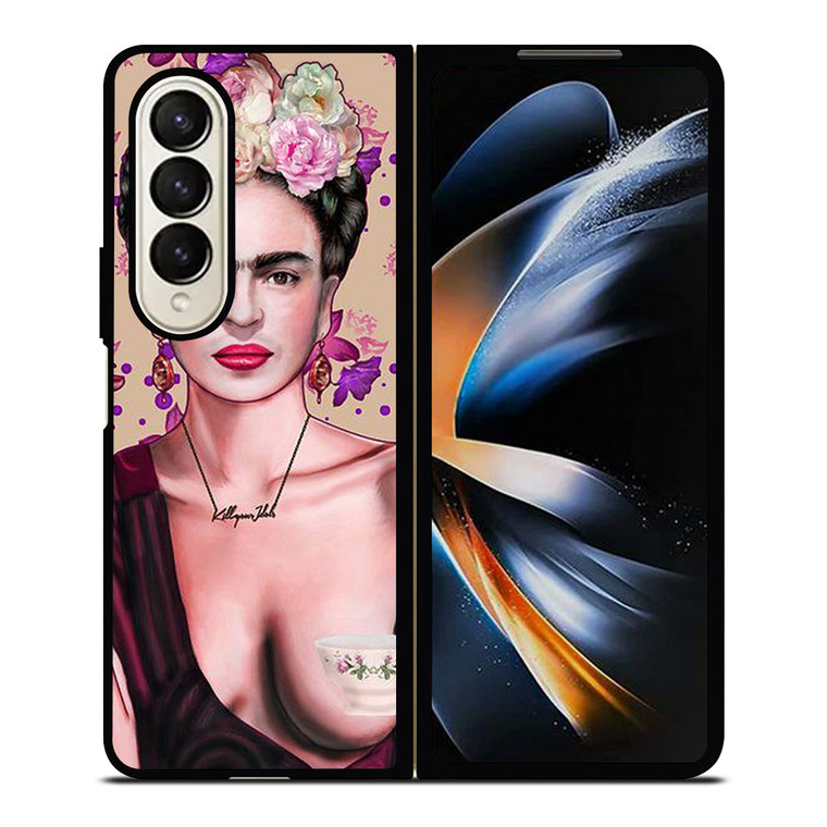 FRIDA KAHLO ART FACE Samsung Galaxy Z Fold 4 Case Cover FRIDA KAHLO ART FACE Samsung Galaxy Z Fold 4 Case Cover