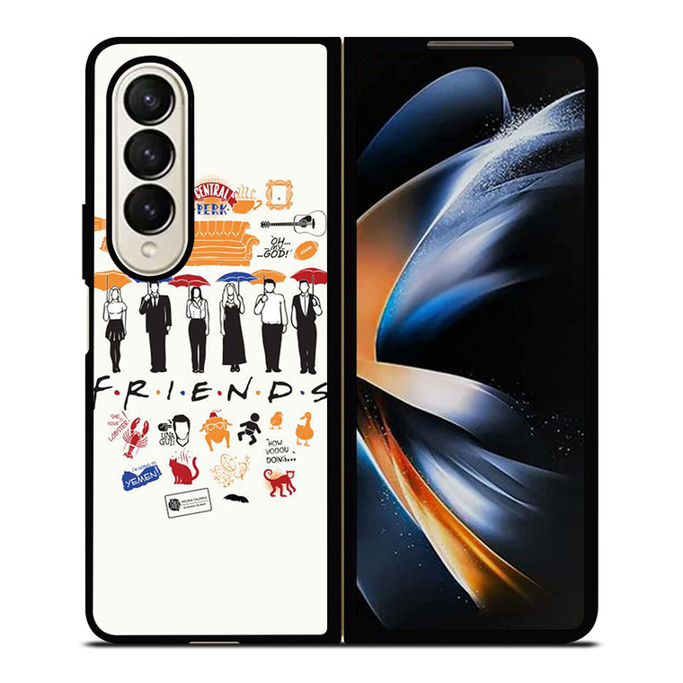 FRIENDS TV SHOW CLIP ART Samsung Galaxy Z Fold 4 Case Cover