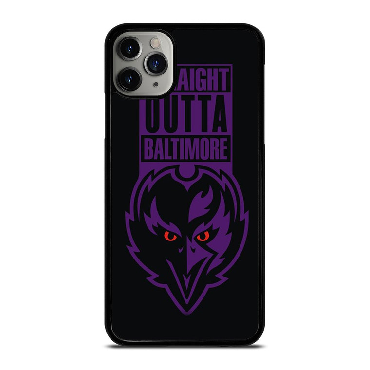 STRAIGHT OUTTA BALTIMORE BALTIMORE RAVENS iPhone 11 Pro Max Case Cover