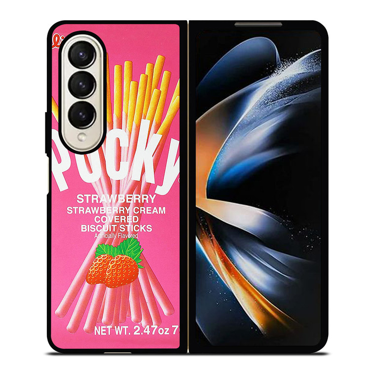 GLICO POCKY STRAWBERRY Samsung Galaxy Z Fold 4 Case Cover