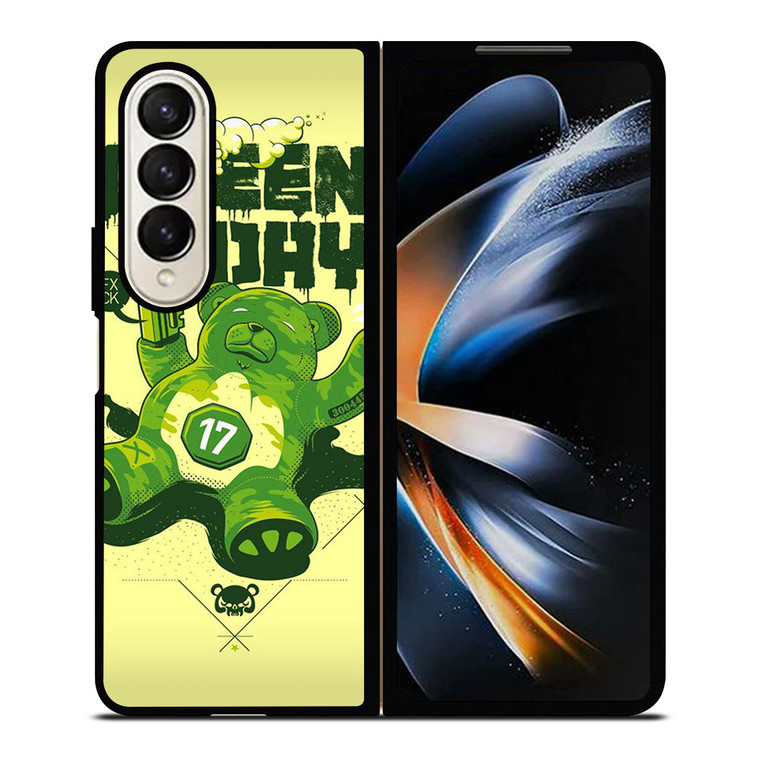 GREEN DAY BAND BEAR GUN Samsung Galaxy Z Fold 4 Case Cover GREEN DAY BAND BEAR GUN Samsung Galaxy Z Fold 4 Case Cover