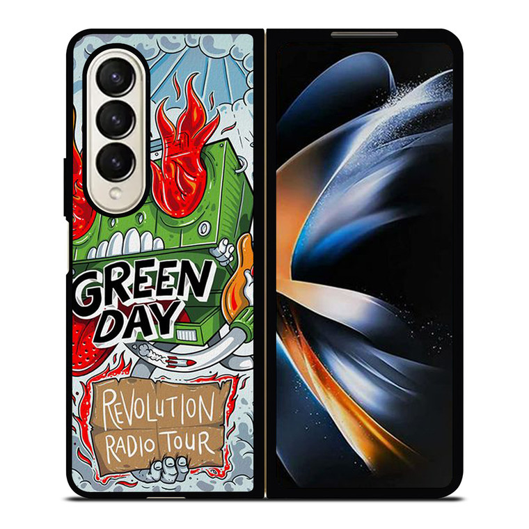 GREEN DAY BAND REVOLUTION RADIO TOUR Samsung Galaxy Z Fold 4 Case Cover