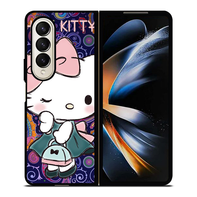 HELLO KITTY VERA BRADLEY Samsung Galaxy Z Fold 4 Case Cover HELLO KITTY VERA BRADLEY Samsung Galaxy Z Fold 4 Case Cover