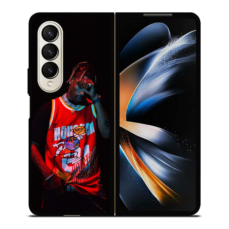 HOUSTON ROCKETS TRAVIS SCOTT Samsung Galaxy Z Fold 4 Case Cover