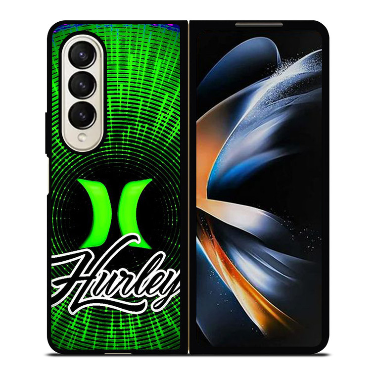 HURLEY LOGO GREEN Samsung Galaxy Z Fold 4 Case Cover