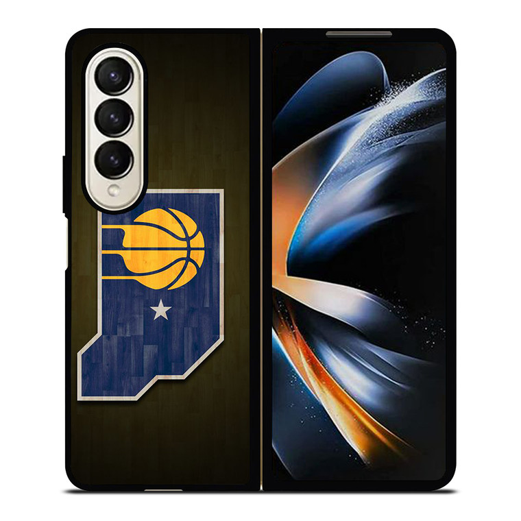 INDIANA PACERS WOODEN LOGO Samsung Galaxy Z Fold 4 Case Cover