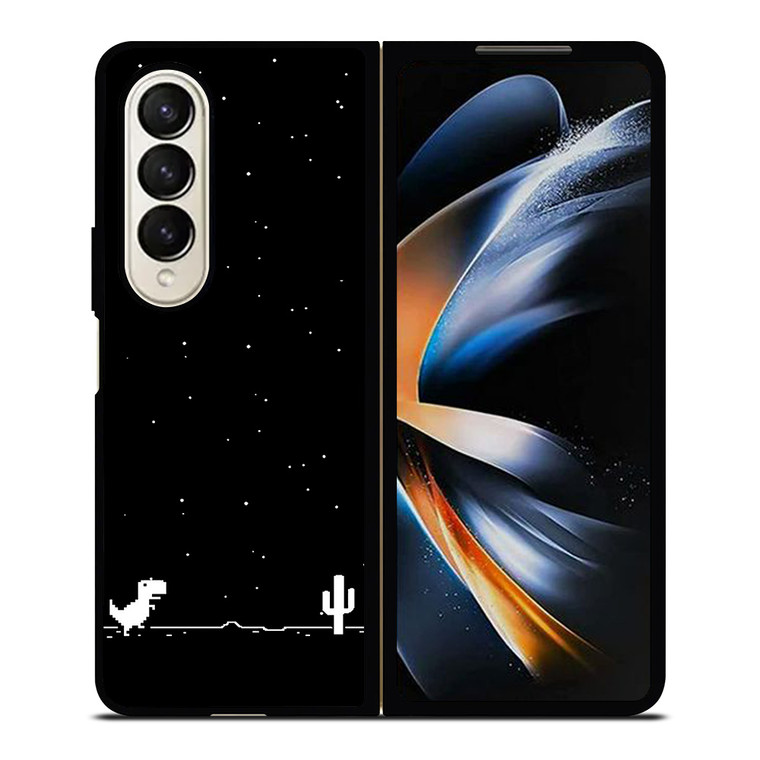 INTERNET ERROR DINOSAUR POLKADOTS Samsung Galaxy Z Fold 4 Case Cover