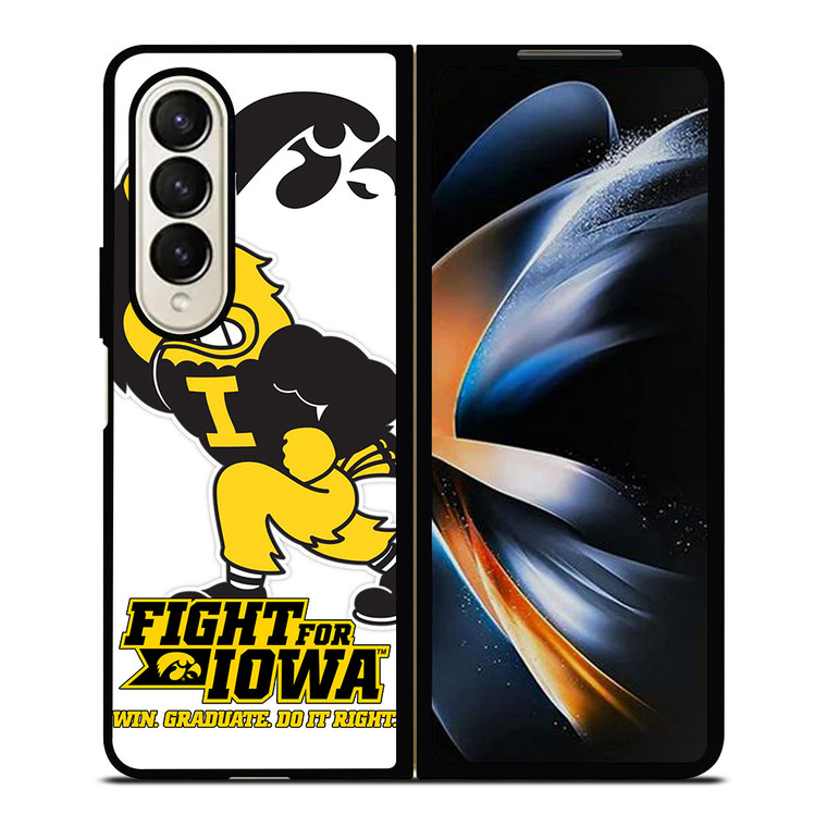 IOWA HAWKEYES MASCOT 2 Samsung Galaxy Z Fold 4 Case Cover