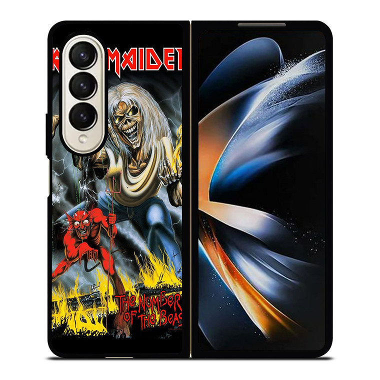IRON MAIDEN THE NUMBER OF THE BEAST Samsung Galaxy Z Fold 4 Case Cover