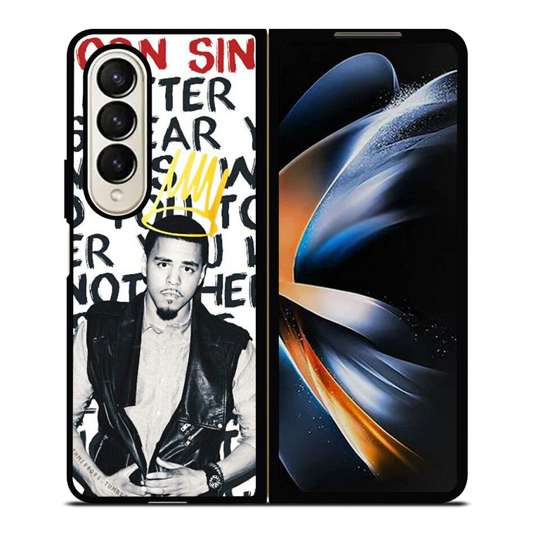 J COLE BORN SINNER QUOTES Samsung Galaxy Z Fold 4 Case Cover
