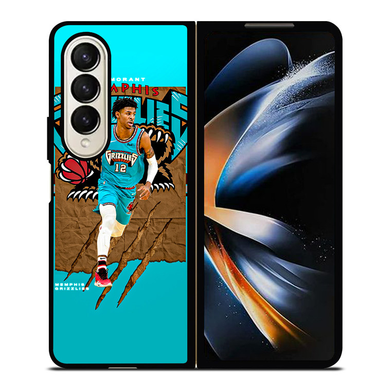 JA MORANT MEMPHIS GRIZZLIES NBA Samsung Galaxy Z Fold 4 Case Cover