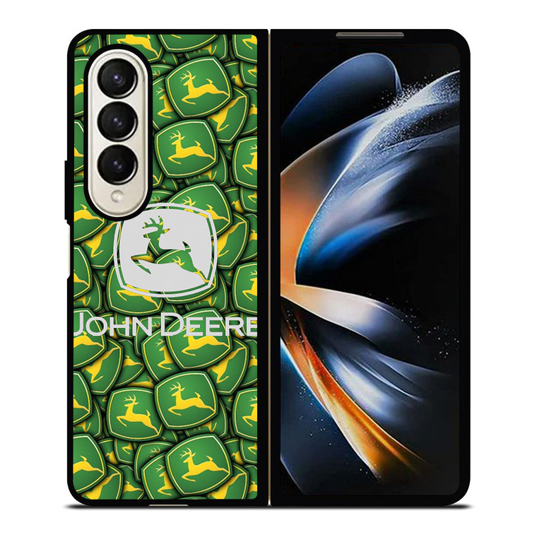 JOHN DEERE LOGO PATTERN 2 Samsung Galaxy Z Fold 4 Case Cover