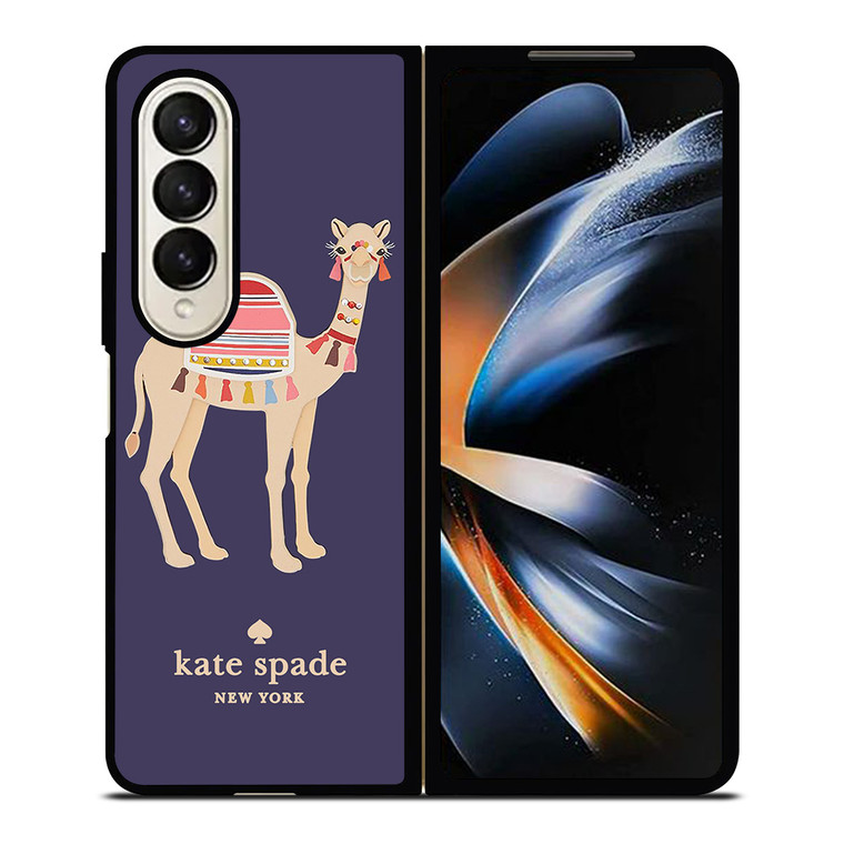 KATE SPADE APPLIQUE CAMEL Samsung Galaxy Z Fold 4 Case Cover