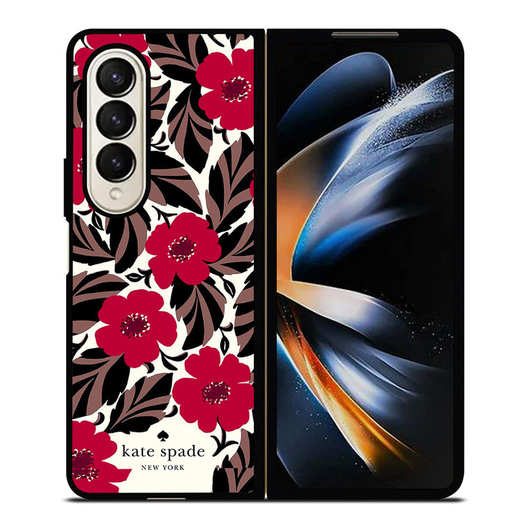 KATE SPADE FLOWER RED Samsung Galaxy Z Fold 4 Case Cover