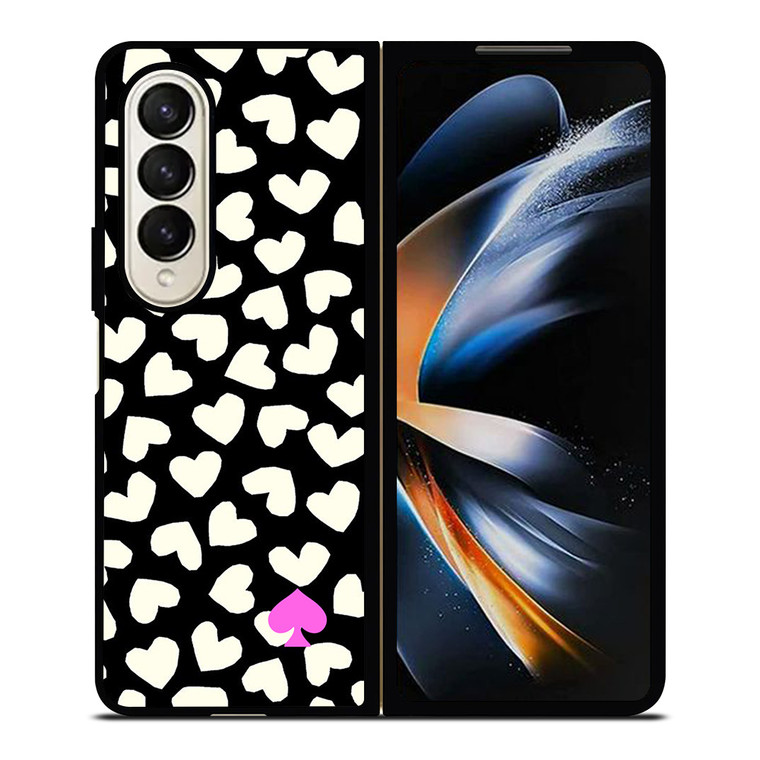 KATE SPADE LOVE HEART POLKADOTS Samsung Galaxy Z Fold 4 Case Cover