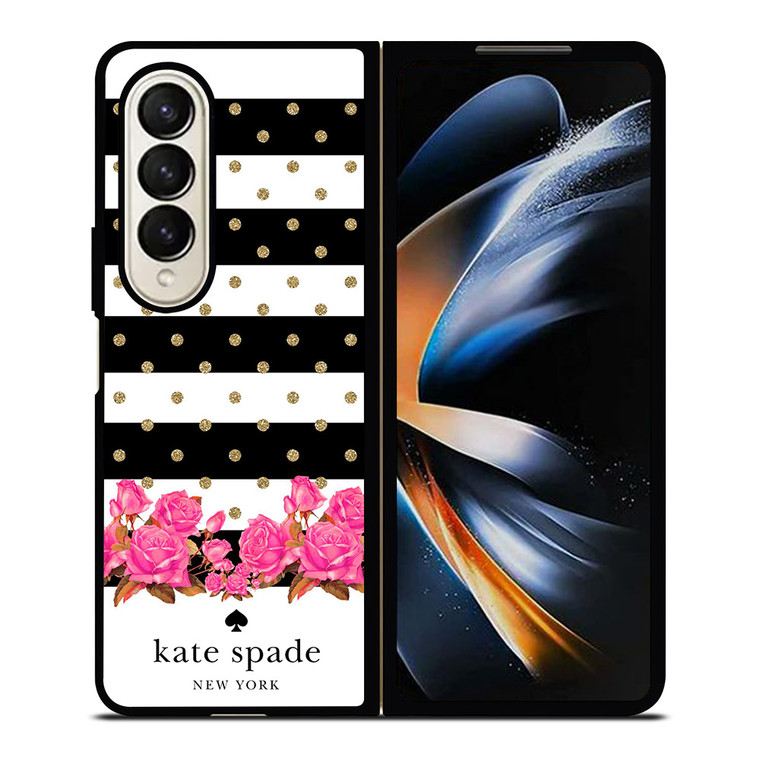 KATE SPADE NEW YORK FLORAL POLKADOTS Samsung Galaxy Z Fold 4 Case Cover