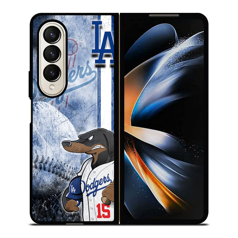 LA DODGERS DOG LOGO Samsung Galaxy Z Fold 4 Case Cover