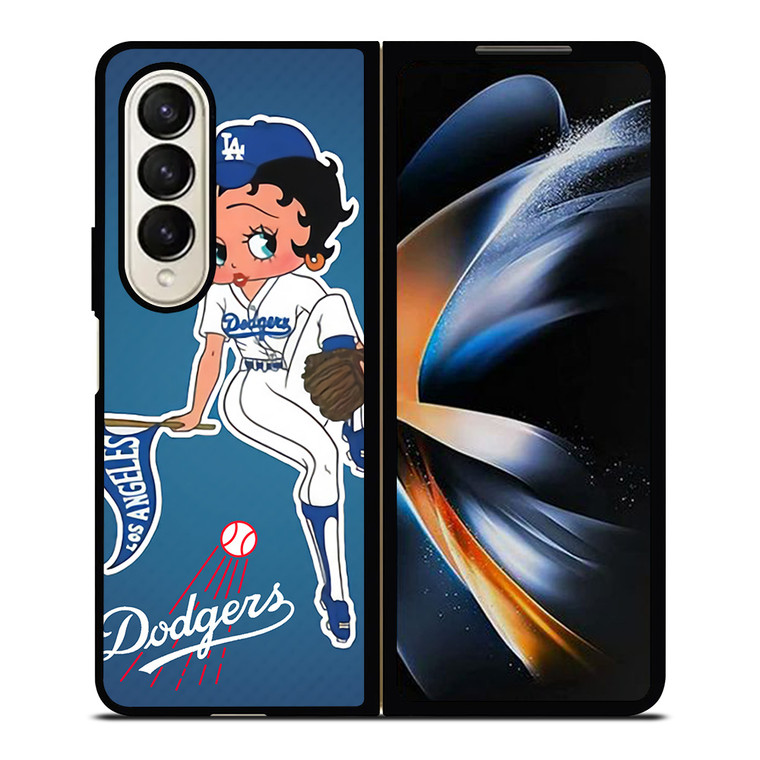 LA DODGERS X BETTY BOOP Samsung Galaxy Z Fold 4 Case Cover