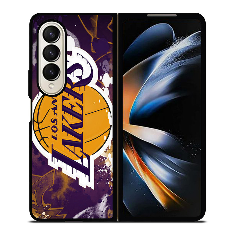 LA LAKERS ART LOGO Samsung Galaxy Z Fold 4 Case Cover
