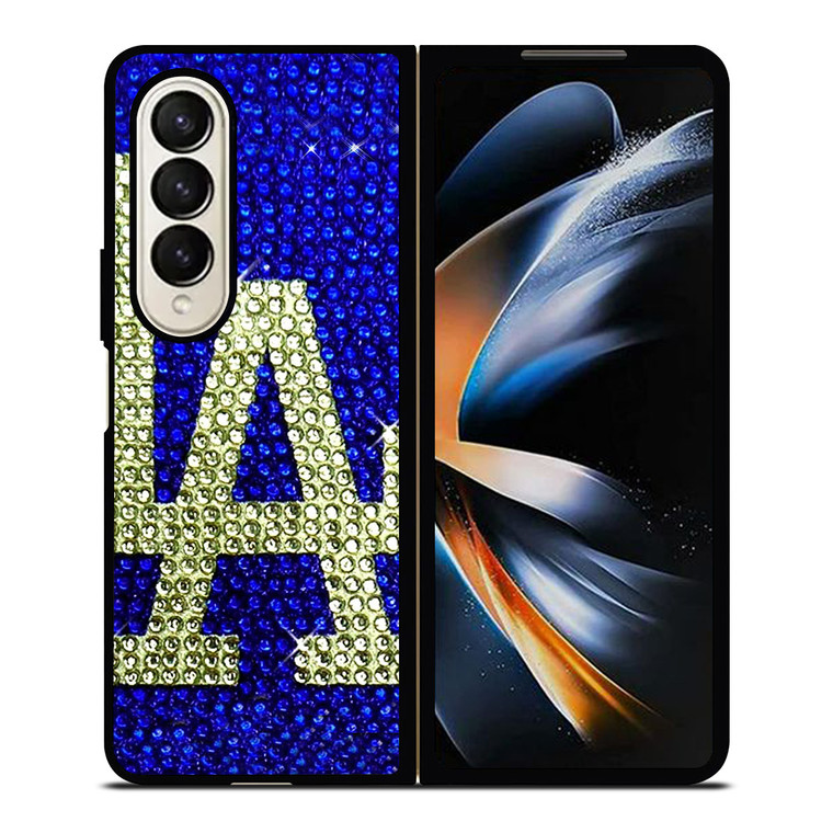 LA LOS ANGELES DODGERS DIAMOND Samsung Galaxy Z Fold 4 Case Cover