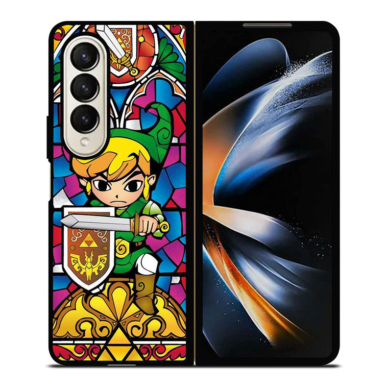 LEGEND OF ZELDA GAMES GLASS ART Samsung Galaxy Z Fold 4 Case Cover